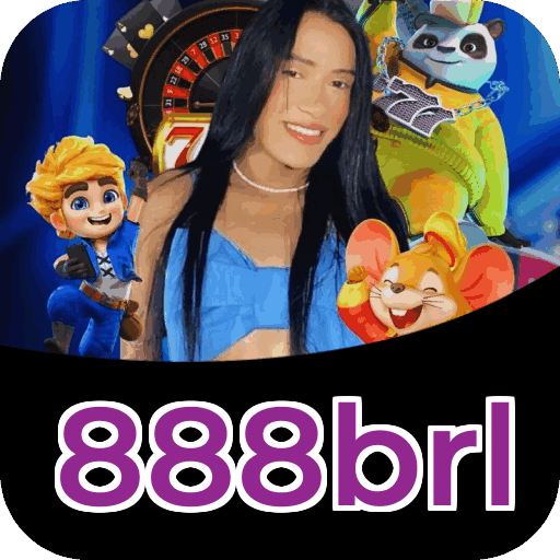 Interface do aplicativo 888brl mostrando jogos disponíveis no iOS e Android